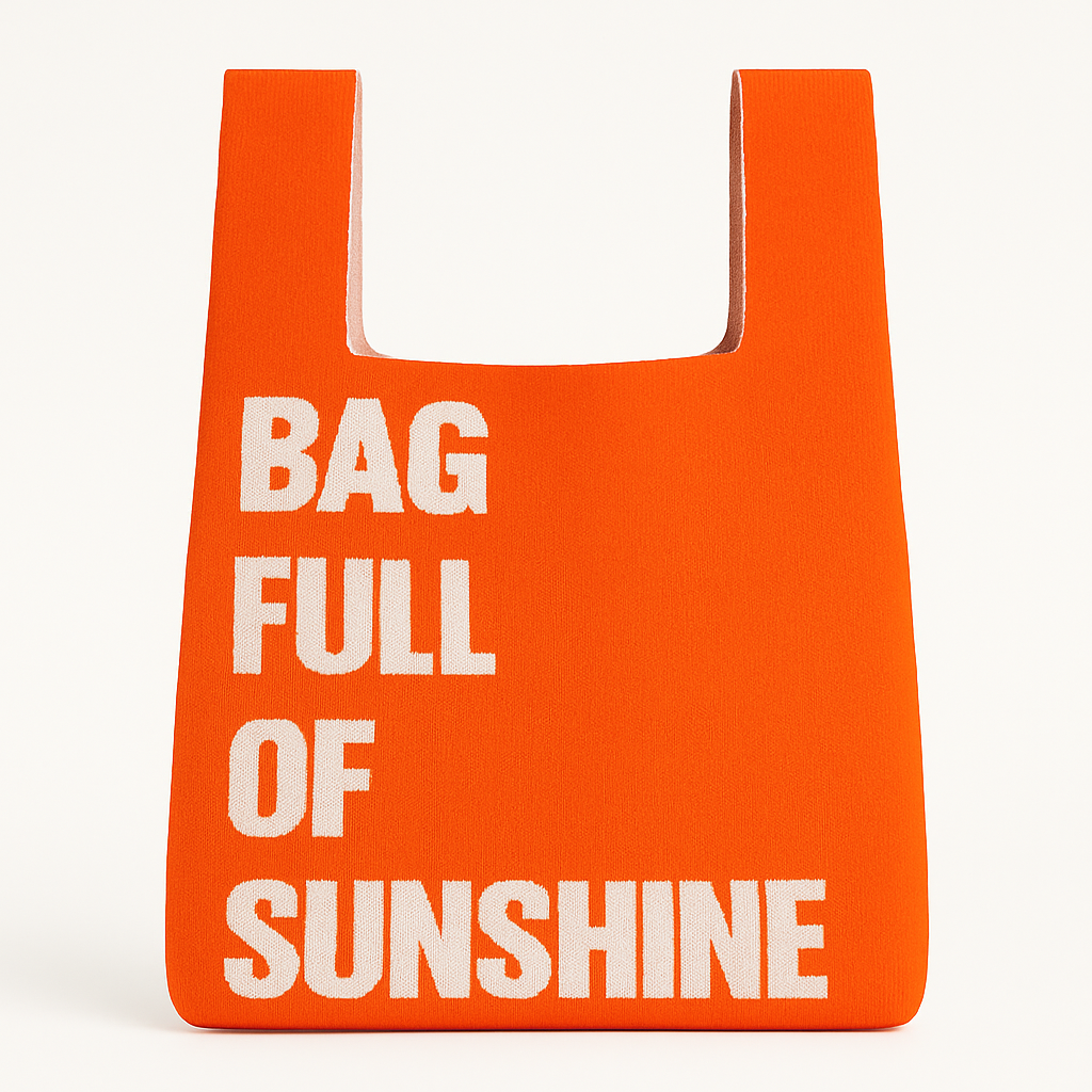 Bag Full of Sunshine - Knitted Bag