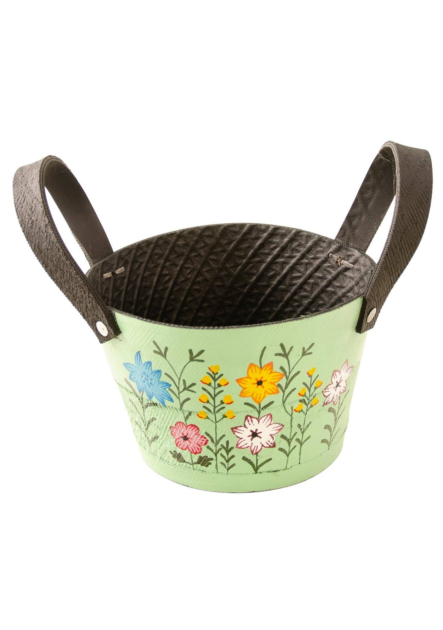 Floral Recycled Tyre Planters
