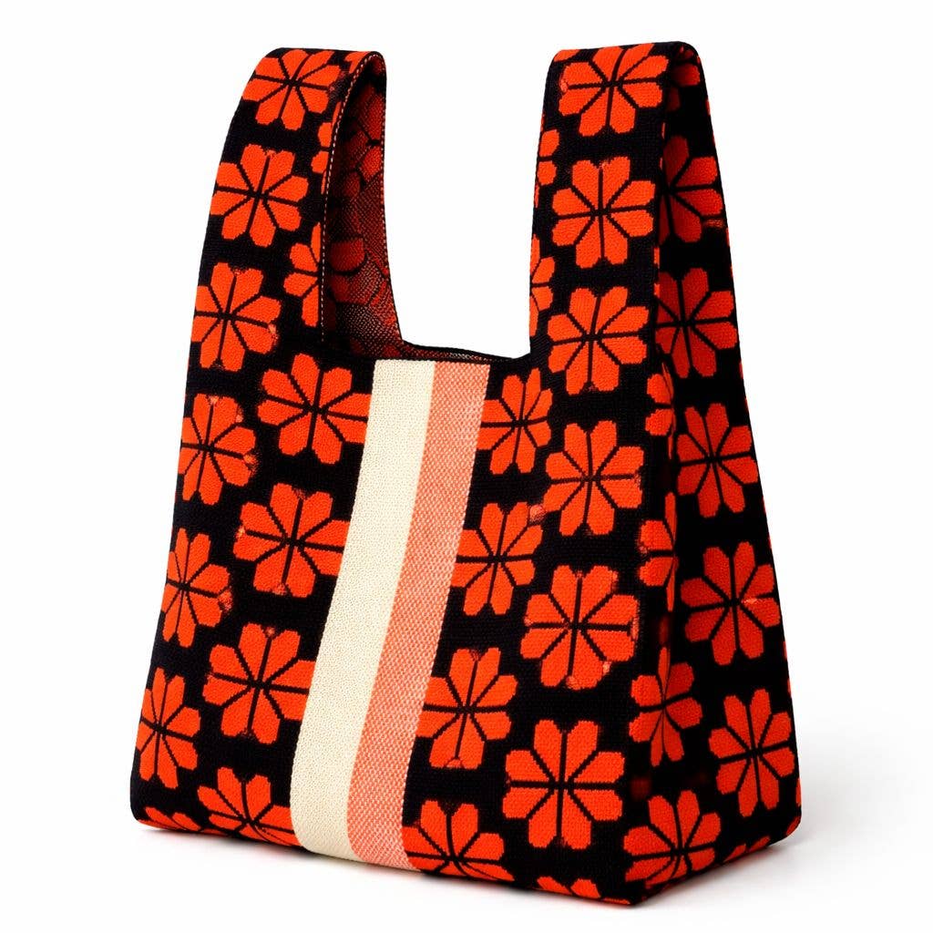 Sunburst Bloom - Knitted bag
